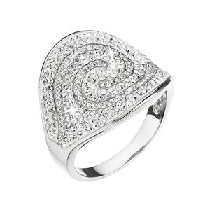 Evolution Group Stříbrný prsten s krystaly Swarovski bílo 35052.1 crystal obraz