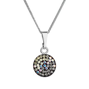 Evolution Group Stříbrný náhrdelník se Swarovski krystaly kulatý měsíční 32086.3 moonlight obraz