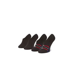 Tommy Hilfiger pánské černé ponožky 2 pack obraz
