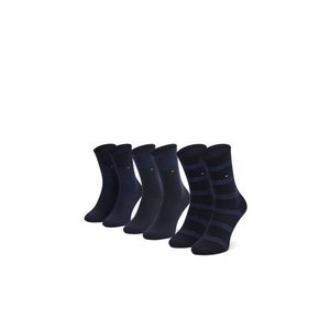 Tommy Hilfiger dámské tmavě modré ponožky 3pack obraz