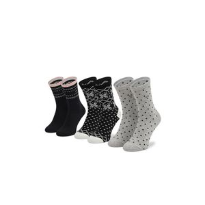 Calvin Klein dámské vzorované ponožky 3 pack obraz
