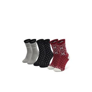 Calvin Klein dámské vzorované ponožky 3 pack obraz