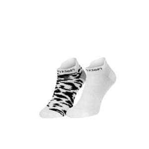 Calvin Klein dámské bílé ponožky 2 pack obraz