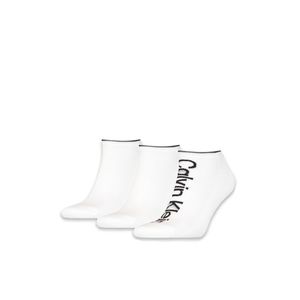 Calvin Klein pánské bílé ponožky 3pack obraz