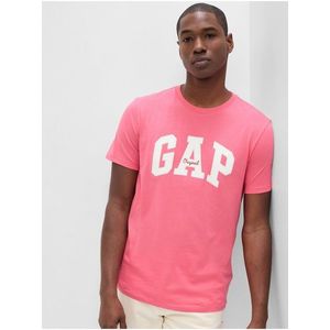 Růžové pánské tričko s logem GAP obraz