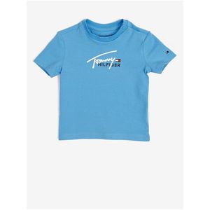 Modré klučičí tričko Tommy Hilfiger obraz