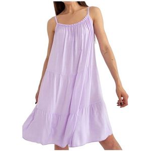Světle fialové volné letní šaty obraz