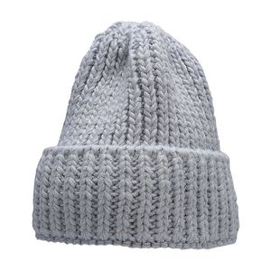 Dámská zimní pletená čepice Barva: šedá obraz