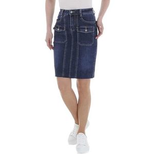 Dámská stylová jeansová sukně obraz