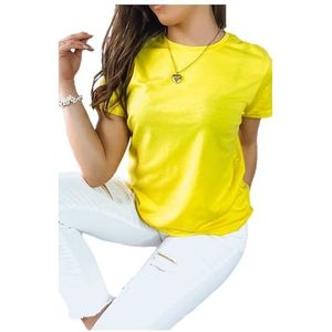 žluté basic tričko mayla ii obraz