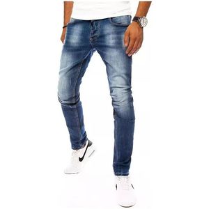 Modré džínové kalhoty pánské obraz