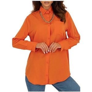 Oranžová dámská košile obraz