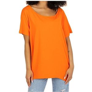 Oranžové asymetrické tričko obraz