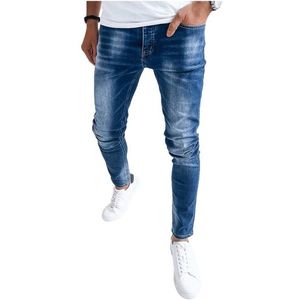 Tmavě modré džínové kalhoty obraz