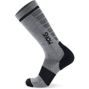 MONS ROYALE PRO LITE MERINO SNOW SOCK Unisex lyžařské merino ponožky, šedá, velikost obraz