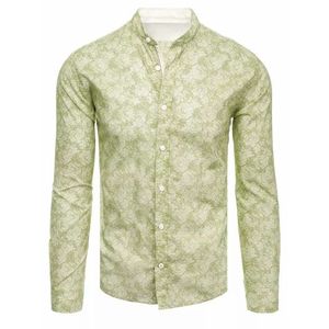 Elegantní zelená košile s krásným vzorem obraz