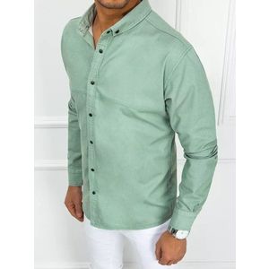 Zelená košile v trendy provedení obraz