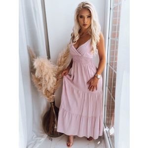 Krásné růžové maxi šaty Stephany obraz