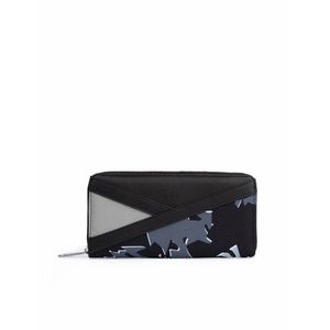 Černá peněženka Flocke s trendy vzorem obraz