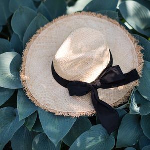 Béžový slaměný klobouk Aloha obraz