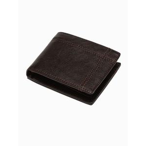 Pánská kožená peněženka A790 hnědá obraz
