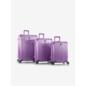 Sada tří cestovních kufrů ve fialové barvě Heys Xtrak S, M, L obraz
