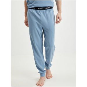 Modré pánské pyžamové kalhoty HUGO obraz