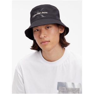 Černý pánský klobouk Calvin Klein Jeans obraz
