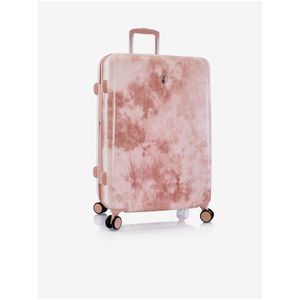 Růžový vzorovaný cestovní kufr Heys Tie-Dye L obraz