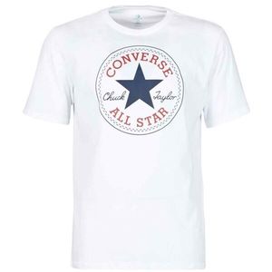 Converse STANDARD FIT CENTER FRONT CHUCK PATCH CORE TEE Unisexové tričko, bílá, velikost obraz