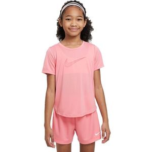 Nike DRI-FIT ONE Dívčí tričko, růžová, velikost obraz