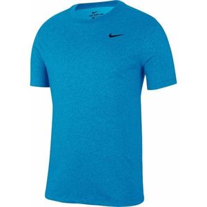Nike DRI-FIT Pánské tréninkové tričko, modrá, velikost obraz