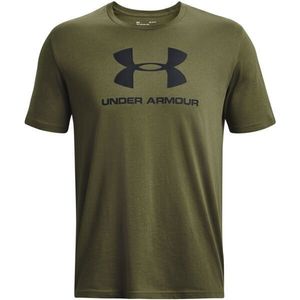 Under Armour SPORTSTYLE LOGO Pánské triko, khaki, velikost obraz