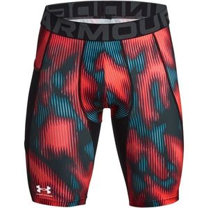 Under Armour HEATGEAR PRINTED LONG SHORTS Pánské šortky, oranžová, velikost obraz