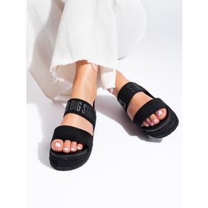 Originální dámské sandály černé obraz