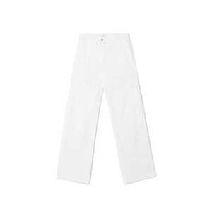 Cropp - Kalhoty s cargo kapsami - Bílá obraz