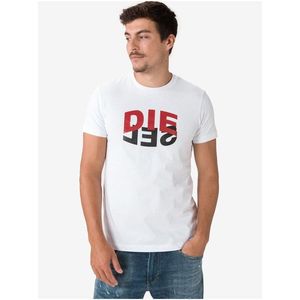 Bílé pánské tričko Diesel Diegos obraz