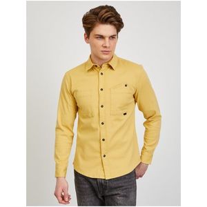 Žlutá pánská lehká košilová bunda ZOOT.lab Floyd obraz