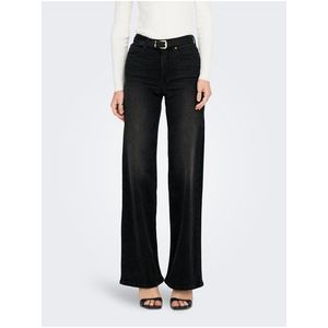 Černé dámské široké džíny ONLY Madison obraz
