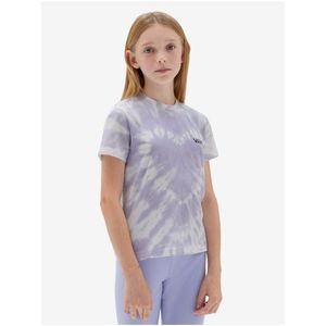 Světle fialové holčičí batikované tričko VANS Abby obraz