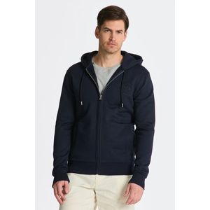 MIKINA GANT REG SHIELD FULL ZIP HOODIE modrá S obraz