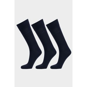 PONOŽKY GANT SOFT COTTON SOCKS 3-PACK MARINE obraz