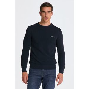 SVETR GANT COTTON PIQUE C-NECK modrá S obraz