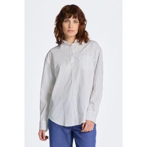 KOŠILE GANT REL STRIPED POPLIN SHIRT WHITE obraz