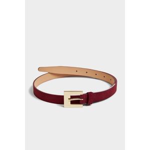 OPASEK GANT SLIM SUEDE BELT červená 90 obraz