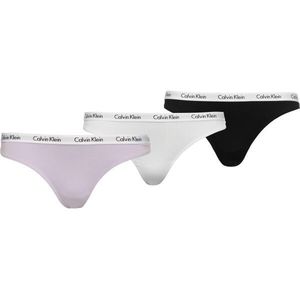 Calvin Klein CAROUSEL - 3 PACK Dámská tanga, mix, velikost obraz