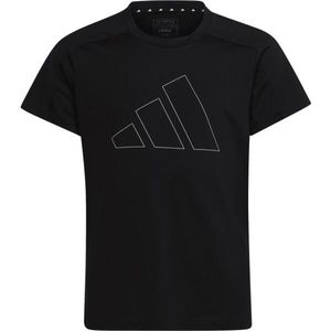 adidas TRAIN ESSENTIALS TEE Dívčí tričko, černá, velikost obraz