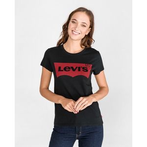 Levi's® The Perfect Graphic Triko Černá obraz