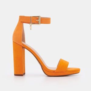 Mohito - Sandály na masivním podpatku - Oranžová obraz