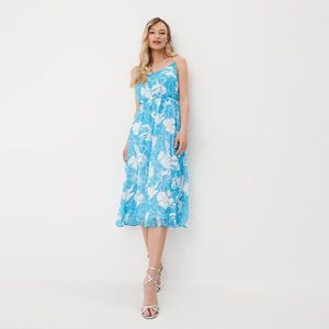 Mohito - Šaty s květinovým vzorem - Modrá obraz